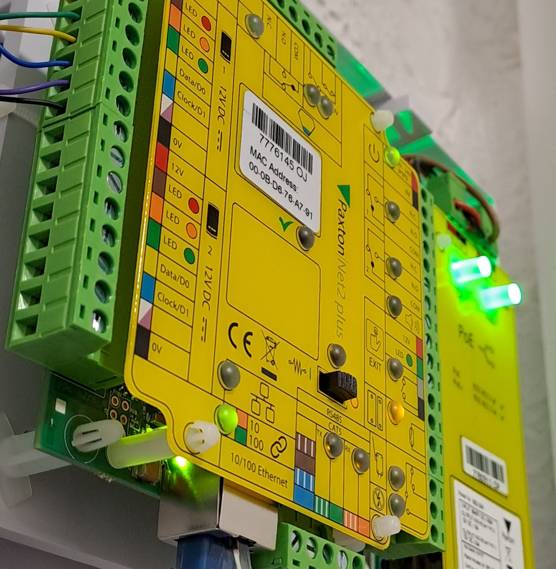 Paxton Net2 Plus door controller installed by Nova