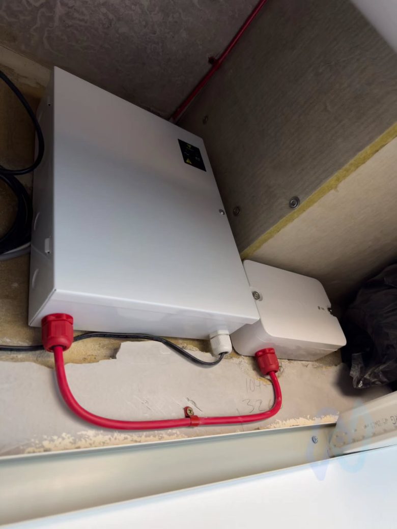 Ajax EN54 I/O module wired to the building’s other systems