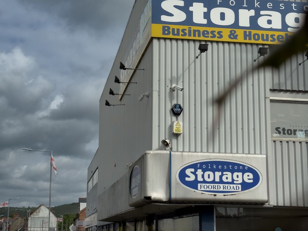 The Folkestone Storage building on Foord Road